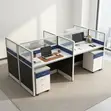 4-Way Modular Workstation Unit - 1