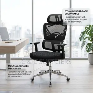 Executive Orthopedic Mesh Swivel Chair