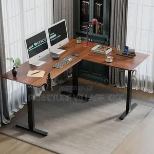 1.4M Electric Adjustable Curved Standing Desk