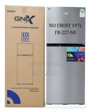 197L Gnix NO FROST FR-227-NF Double Refrigerator