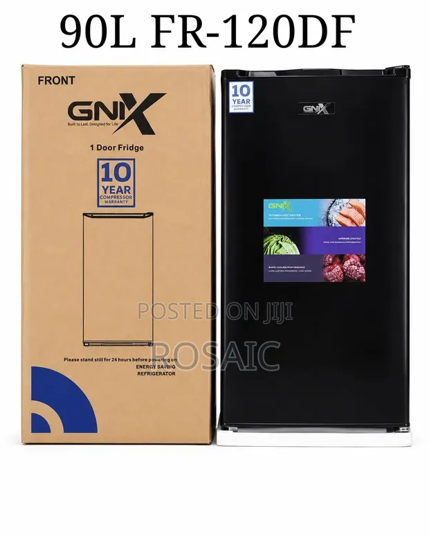 90 Litres GNIX FR-120DF Single Door Refrigerator - 1