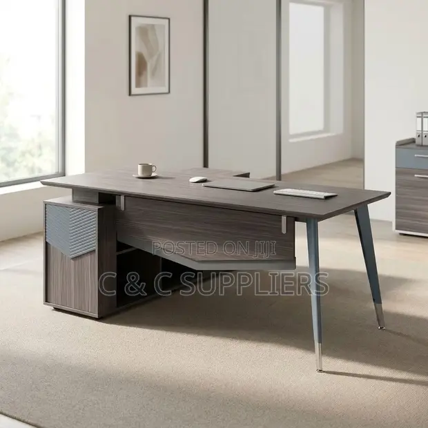 Modern L-Shaped CEO Task Table - 180cm - 1