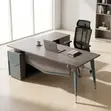 Modern L-Shaped CEO Task Table - 180cm - 3
