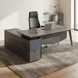 Modern L-Shaped CEO Task Table - 180cm - 4