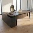 Modern L-Shaped CEO Task Table - 180cm - 5