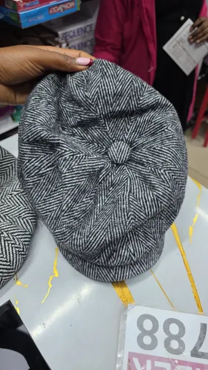 Grey Striped Kangol Hats