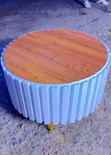 Executive Modern Round Coffee Table - 2