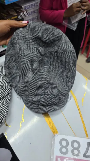 Checked Stripped Kangols Hat - KES 800