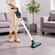 Rechargeable Cordless Vacuum Cleaner with Brush Attachment - 1