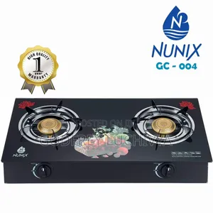 Nunix Cooker ya Vibanio Viwili vya Kioo