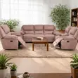 7-Seater Rocking Recliner Sofa Set - 3