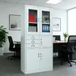 Office Cabinet: Double Metallic Storage Cabinet with Safe - 5