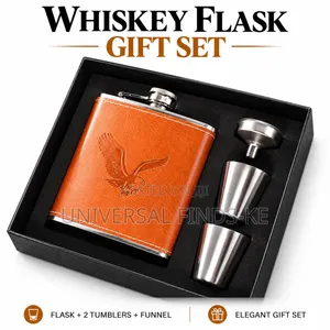 Portable Stainless Steel Hip Flask for Whiskey