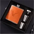 Portable Stainless Steel Hip Flask for Whiskey - 2