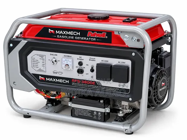 Maxmech RFS-3800e 2.8kVA Petrol Generator with Electric Start - 1