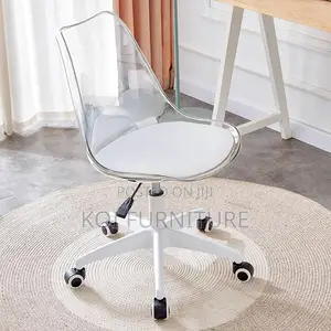 Clear Swivel Recliner Dining Chairs