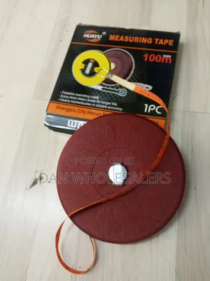 Huayu 100m Tape ya Kupimia ya Open Reel yenye Crank ya Kukunjwa