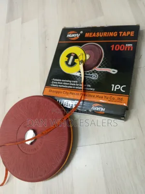 100m Long Measuring Tape - Thick Ribbon, Accurate Scale