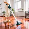 Rechargeable Cordless Vacuum Cleaner - Powerful Motor, Low Noise - 2