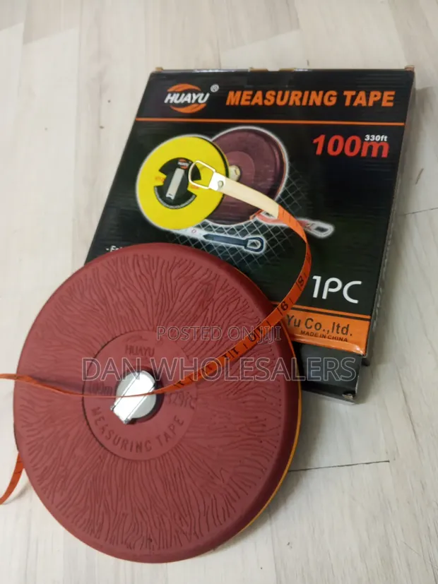 100m Open Reel Measuring Tape - Zana ya Viwandani - 1