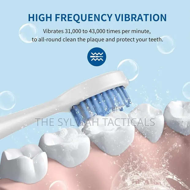 Electric Toothbrush - White & Black - 1