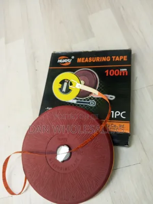 100m Foldable Long Distance Tape Measure with Rewinding Crank