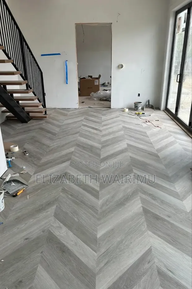 Premium Herringbone SPC Flooring - 1