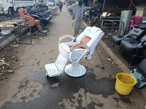 Brand New Brown/White Barber Chairs