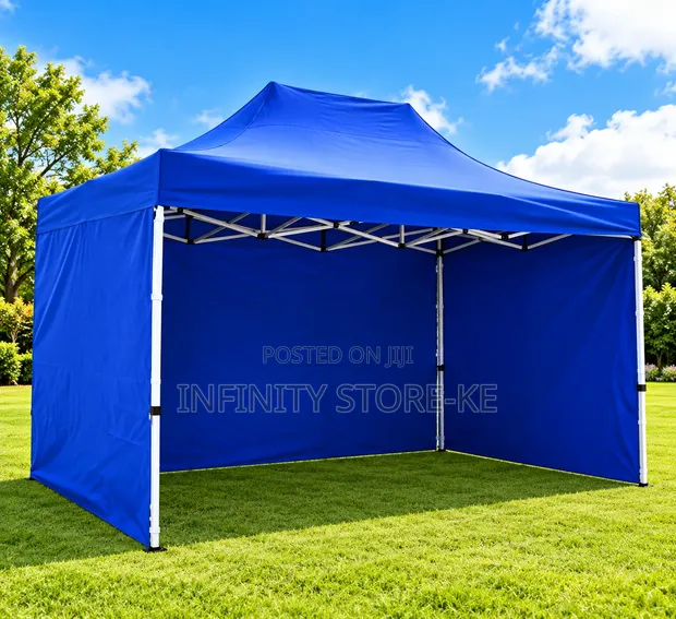 3x6M Pop Up Gazebo Tent with Side Walls - 1