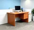 Meza ya Ofisi ya Nyumbani ya MDF ya Ubora wa 1 Meter - 3