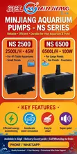 Minjiang NS 6500 Aquarium/Pond Pump - 2