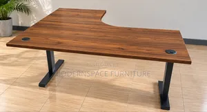 Electric L-Shaped Executive Office Desk | Modernspace