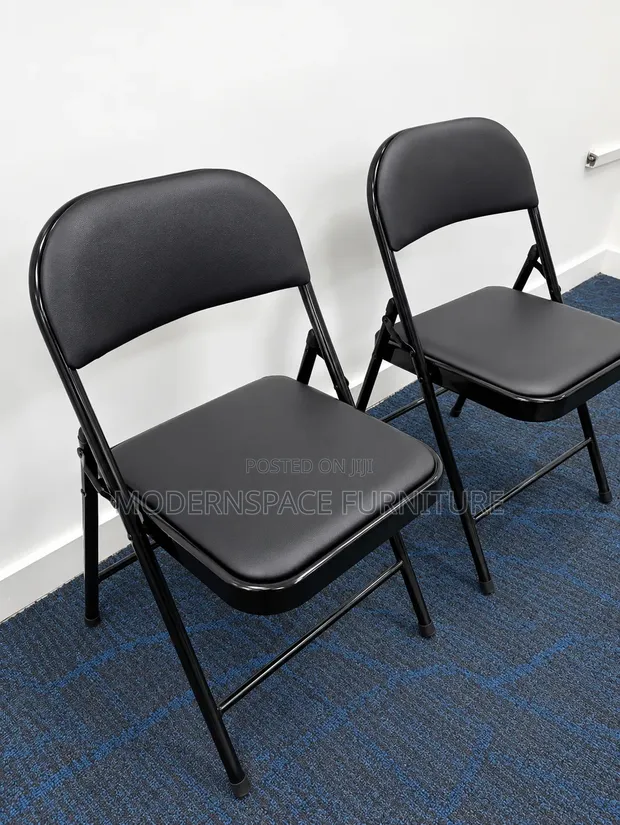Modernspace Office Event Folding Chairs (Black) - 1