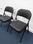 Modernspace Office Event Folding Chairs (Black) - 2