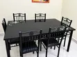 6-Seater Dining Table Set - Black - 2