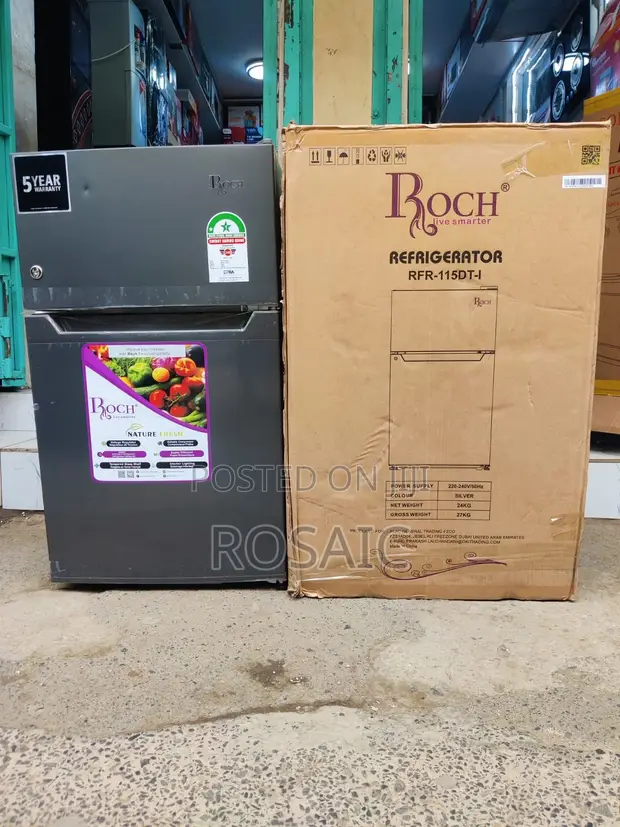Roch 85L 115DTI Fridge Mlango Mbili - 1