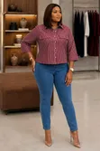 Zara Poplin Shirt - Wanawake - 3