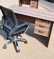 Boss Office Products Office Study Desk and Mesh Chair Set - 2