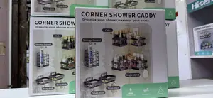 5-in-1 Corner Shelves Bathroom Organizer - KES 1,800