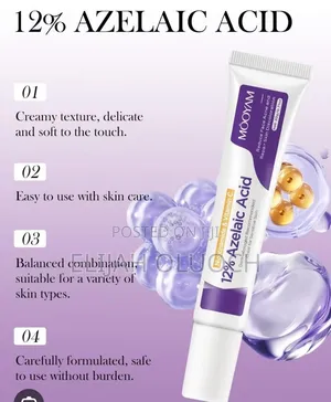 Mooyam 12% Azelaic Acid Face Cream na Niacinamide & Vitamin C
