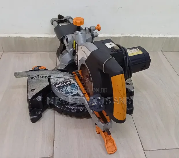 Used Evolution Rage 3 Multi-Purpose Sliding Compound Mitre Saw - 1