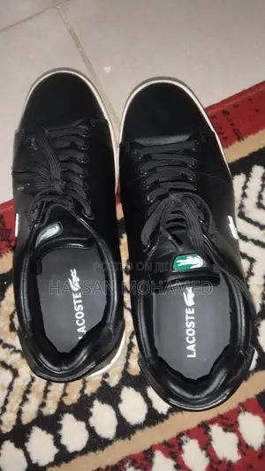 Lacoste Men's Black Sneakers - Size 44/11