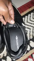 Lacoste Men's Black Sneakers - Size 44/11 - 3