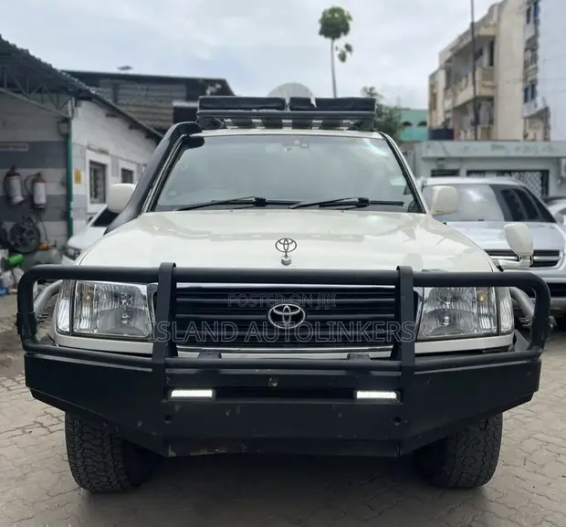 Toyota Land Cruiser HDJ 100 1999 Nyeupe - 1