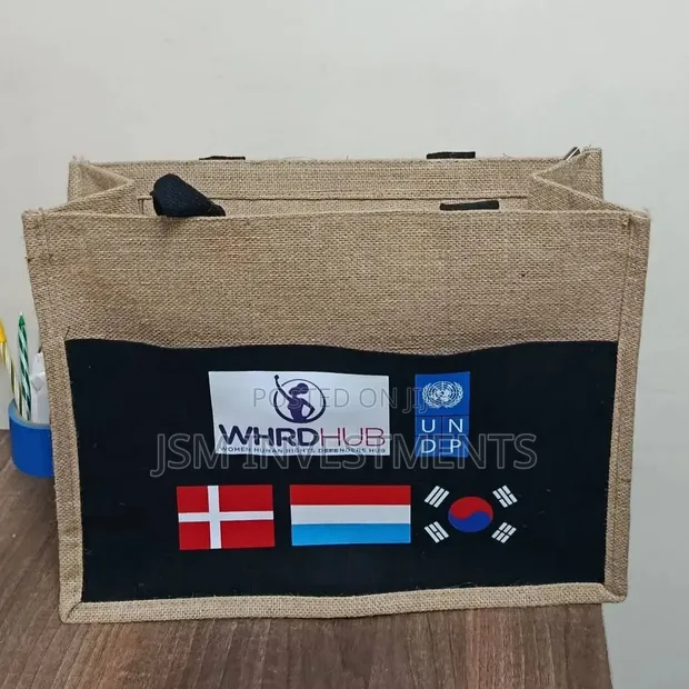 A3 Sisal Finish Jute Bags - 1