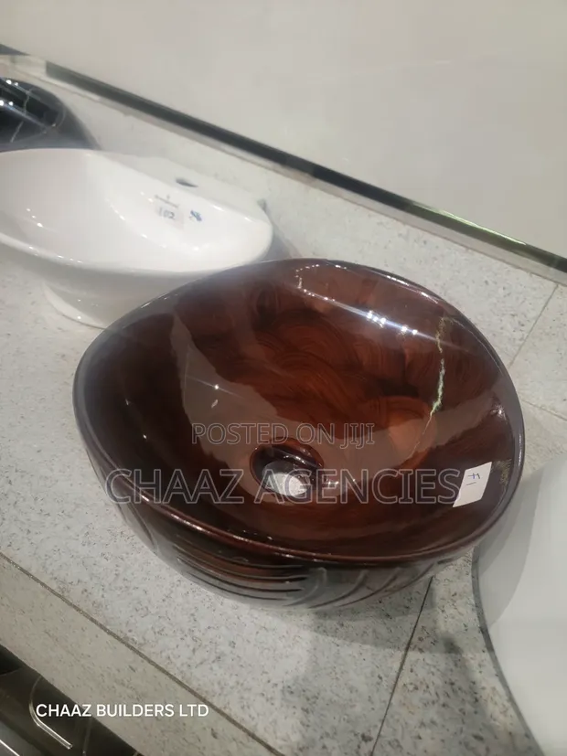 Abb Countertop Basin (Wooden Finish) - 1