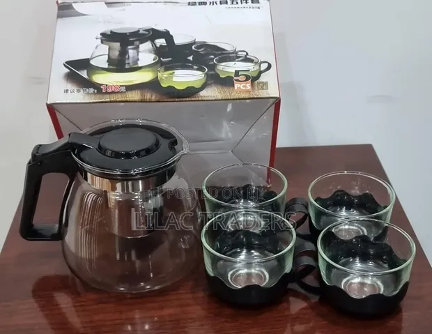 Kopo la Chai la Kioo la Borosilicate la Kuzuia Joto 5-in-1 - 1