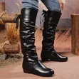 Bow Slouch Knee Boots - 3