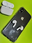 Apple iPhone XS Max 256GB Black with AirPods 3 & Cases - 3