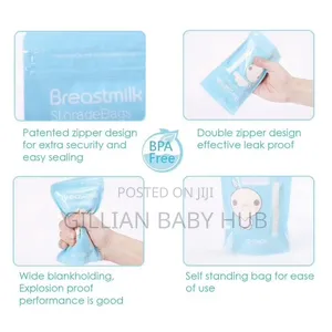 Breast Milk Storage Bags - 200ml, 30 Pcs